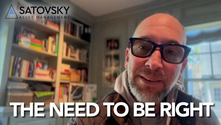 Cover photo of Jonathan Satovsky for VLOG of The Need to Be Right